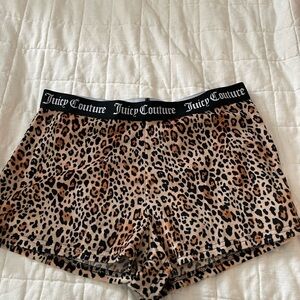 Juicy Couture Leopard Print Women's Sleep Shorts